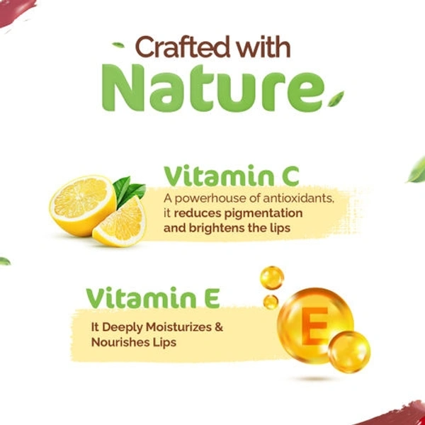 Mamaearth Naturally Matte Lip Serum with Vitamin C & E 01 Caramel Nude 3 ml