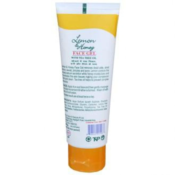 Ayur Herbals Exfoliating Lemon & Honey Face Gel With Tea Tree Oil 75 ml