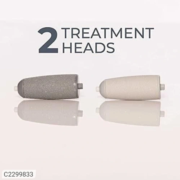 Vishou VISHOU Finishing Touch Flawless Pedi Electronic Tool File and Callus Remover Pedicure | Cordless Rechargeable Polishing Wand with 2 Roller Heads & USB Cable for Clean, Smooth and Shiny