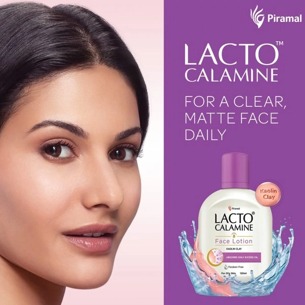 Lacto Calamine Kaolin Clay for Oily Skin Face Lotion 120 ml - 120 ml