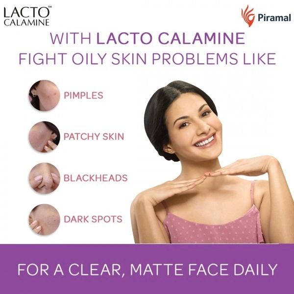 Lacto Calamine Kaolin Clay for Oily Skin Face Lotion 120 ml - 120 ml