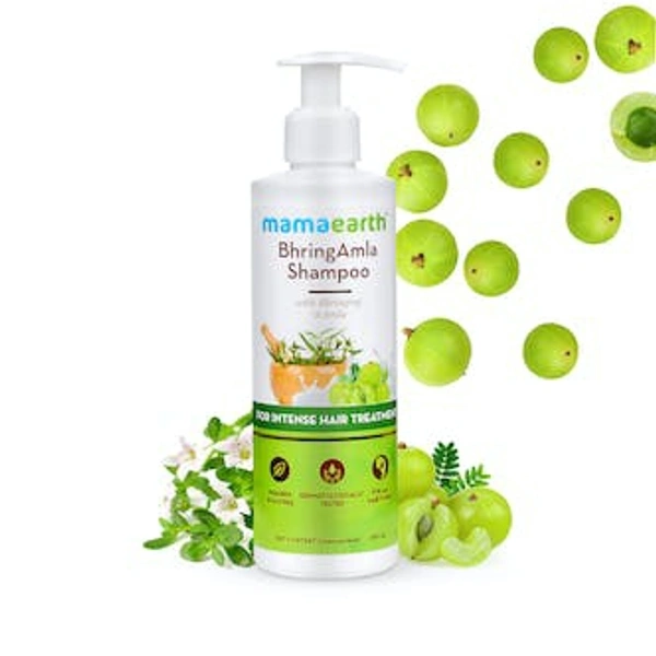 Mamaearth BhringAmla Shampoo for Intense Hair Treatment 250 ml - 250ml