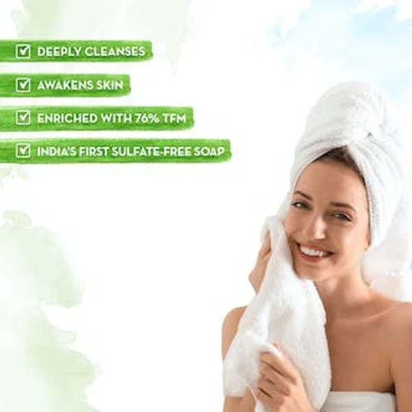 Mamaearth Coco Nourishing Bathing Soaps with Coffee & Cocoa (4 + 1 Free) 5 x 75 g