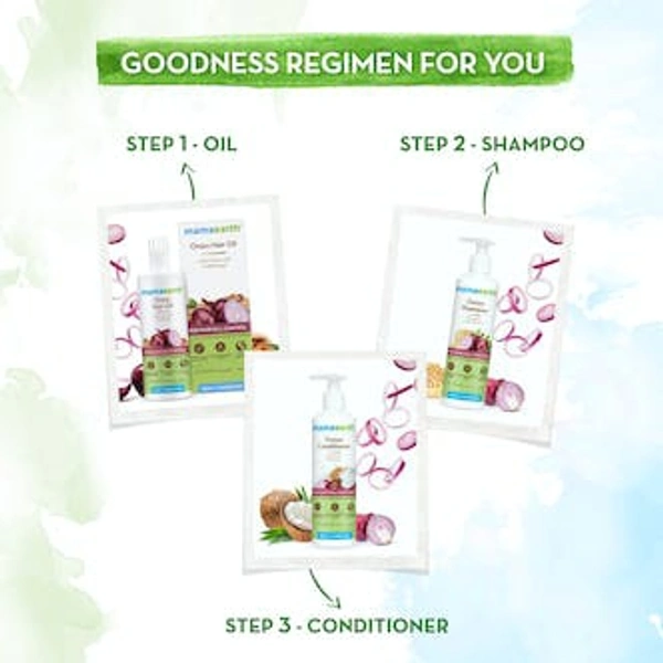 Mamaearth Onion Hair Oil with Onion Oil & Redensyl for Hair Fall Control - 150ml