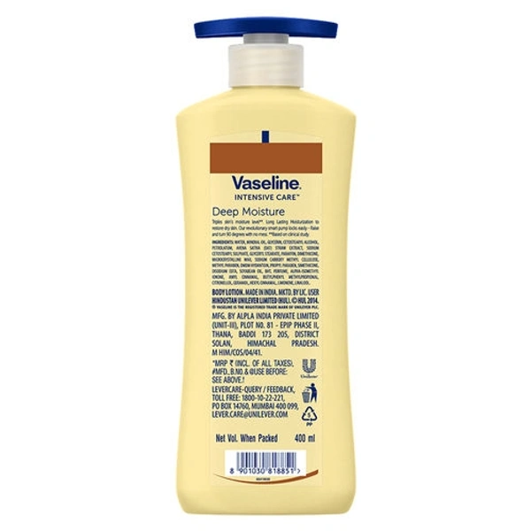 Vaseline Intensive Care Deep Moisture Body Lotion(400ml)