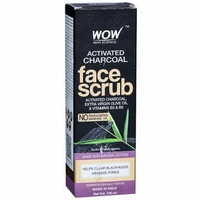 Wow Skin Science Activated Charcoal Face Scrub 100 ml