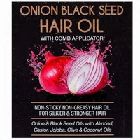 Wow Skin Science Onion Black Seed Hair Oil with Comb Applicator 50 ml