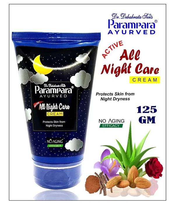 Parampara Ayurved Active All Night Care Cream 125 g