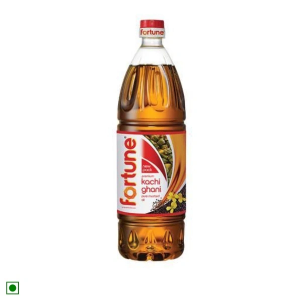 Fortune Premium Kachi Ghani Pure Mustard Oil - 1L