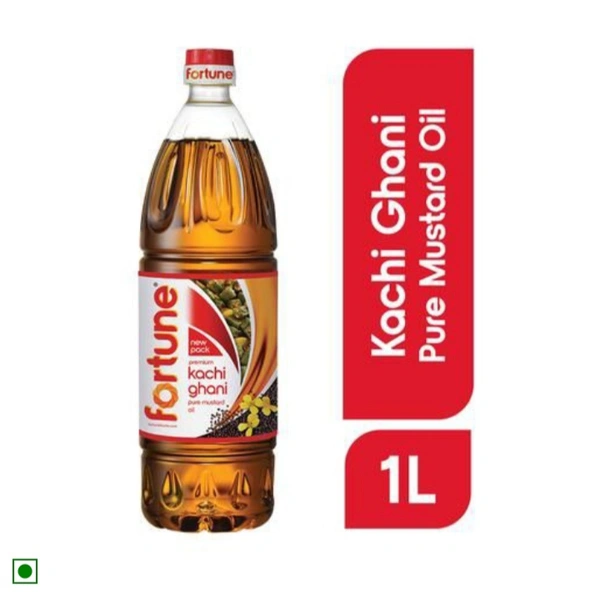 Fortune Premium Kachi Ghani Pure Mustard Oil - 1L