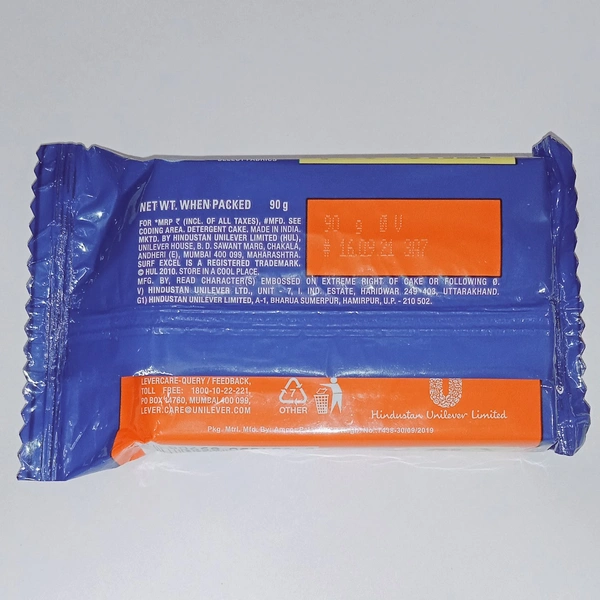 Surf Excel Detergent Bar - 90g