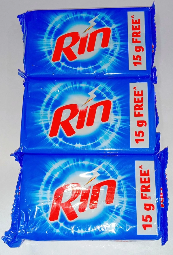 Rin Detergent Bar - 3×155g