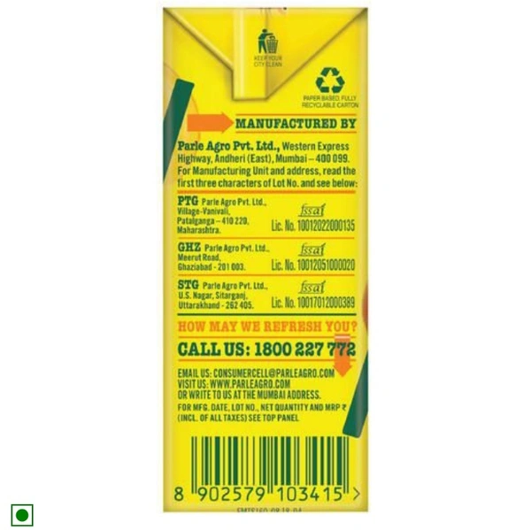 Parle Agro Frooti - 50×150ml