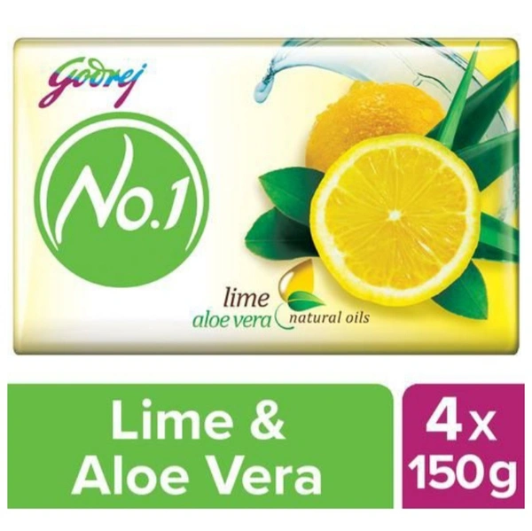 Godrej No.1 Lime & Aloe Vera - 4×150