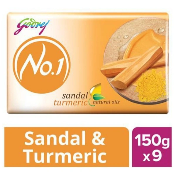 Godrej No.1 Sandal & Turmeric - 9×150