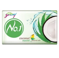 Godrej No.1 Coconut & Neem - 5×100gm