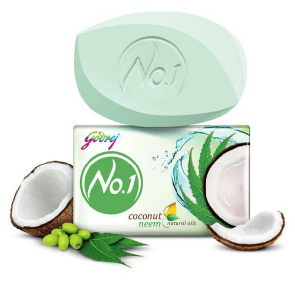 Godrej No.1 Coconut & Neem - 4×150gm