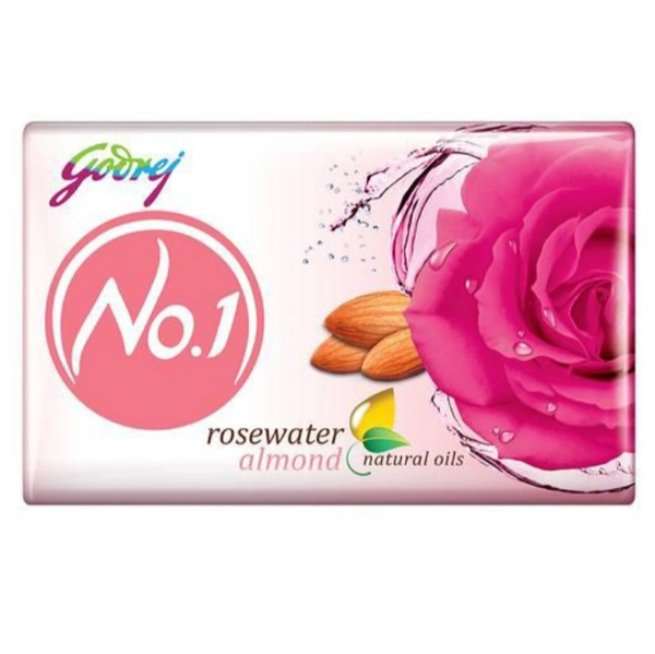 Godrej No.1 Rosewater & Almond - 5×100gm