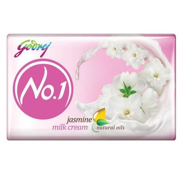 Godrej No.1 Jasmine & Milk Cream - 5×100gm