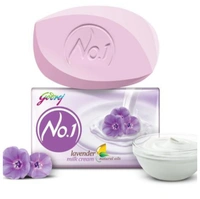 Godrej No.1 Lavender & Milk Cream - 5×100gm