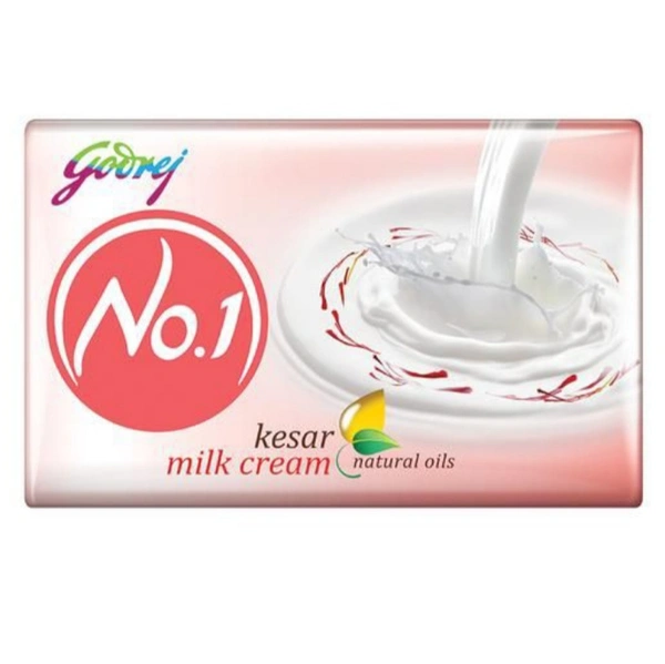 Godrej No.1 Kesar & Milk Cream - 5×100gm