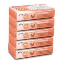 Godrej No.1 Kesar & Milk Cream - 5×100gm