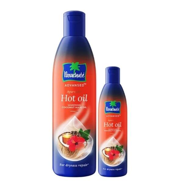 Parachute Ayurvedic Hot Oil - 400+90ml