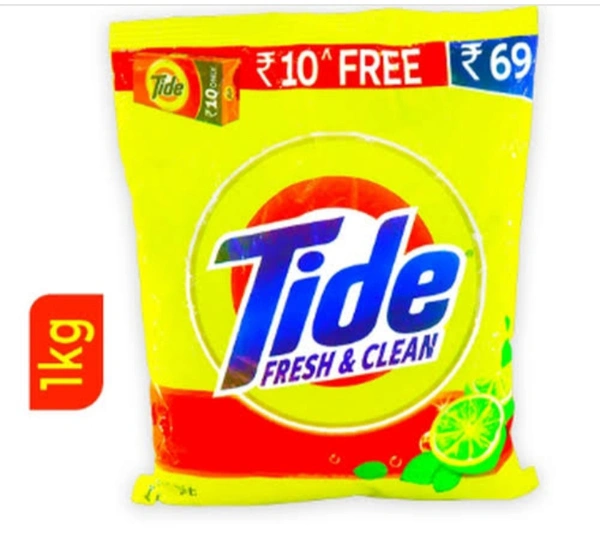 Tide Detergent Power - 1kg+ 1 Tide Bar Free