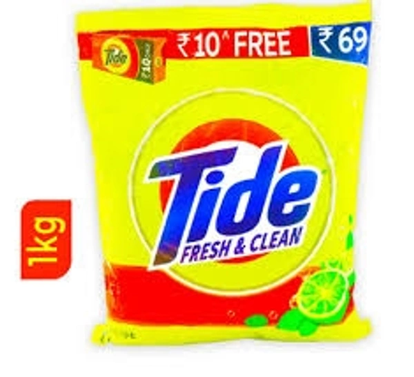 Tide Detergent Power - 1kg+ 1 Tide Bar Free
