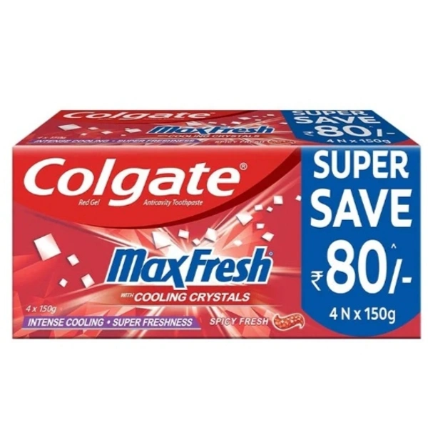 Colgate MaxFresh Red Gel - 4×150g