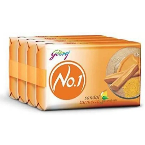 Godrej No.1 Sandal & Turmeric - 4×50g