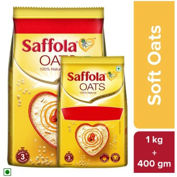 Saffola Oats - 1kg + 300gm Free