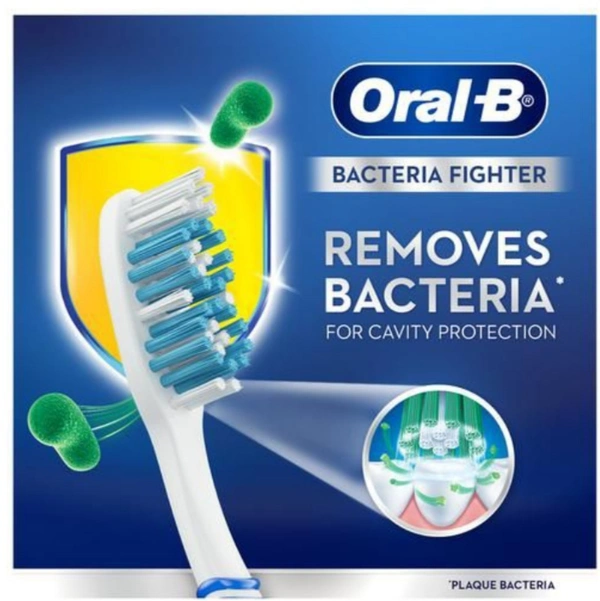 Oral -B Bacteria Fighter Toothbrush - 6 Pcs
