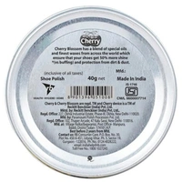 Cherry Blossom Shoe Polish Black - 40g