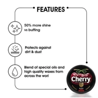 Cherry Blossom Shoe Polish Black - 40g