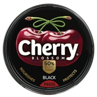 Cherry Blossom Shoe Polish Black - 15g