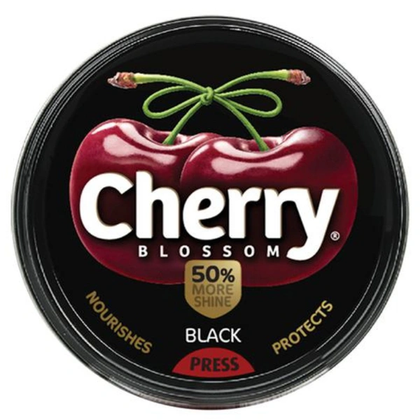 Cherry Blossom Shoe Polish Black - 15g