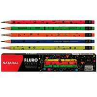 Nataraj Fluro Prints Pencils - 1×10 Pencils