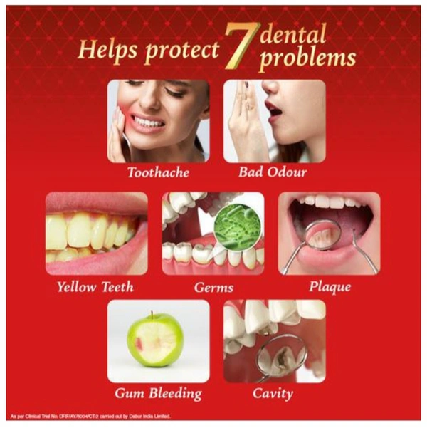 Dabur Red Toothpaste - 4×150g
