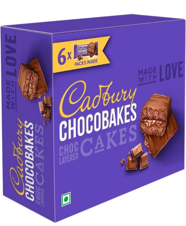 Cadbury Chocobakes Cakes - 126g