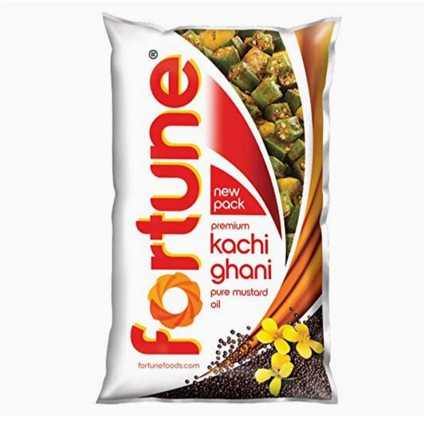 Fortune Premium Kachi Ghani Pure Mustard Oil - 1L