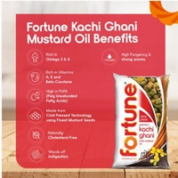 Fortune Premium Kachi Ghani Pure Mustard Oil - 1L