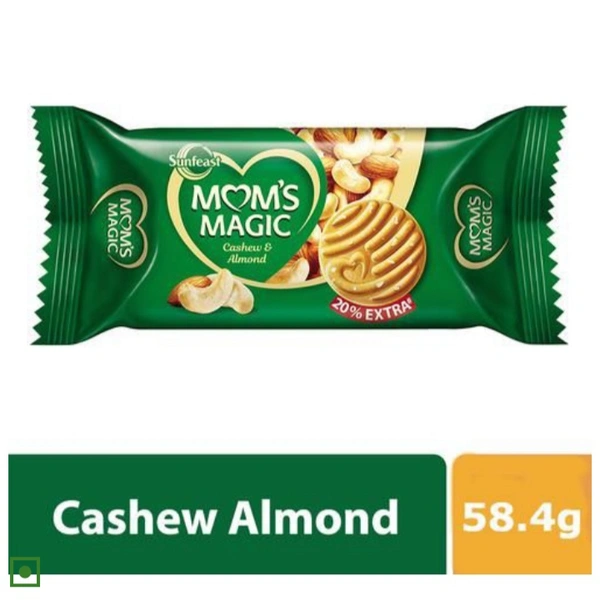 Sunfeast Mom's Magic Cashew & Almond - 58.4g