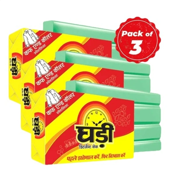 Ghadi Detergent Cake - 3×140g