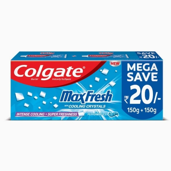 Colgate MaxFresh Blue Gel - 2×150g