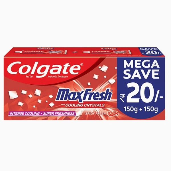 Colgate MaxFresh Red Gel - 2×150g