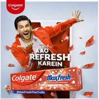 Colgate MaxFresh Red Gel - 2×150g