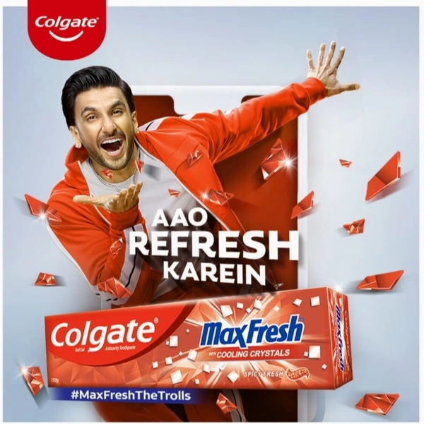 Colgate MaxFresh Red Gel - 2×150g