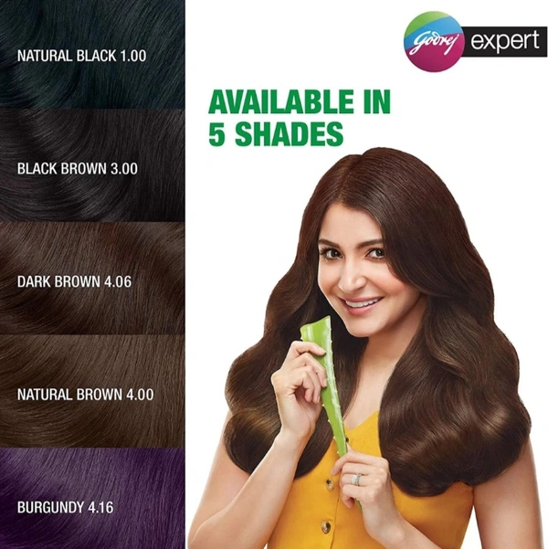 Godrej Hair Colour Natural Brown - 4×20ml