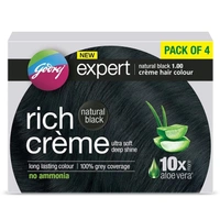 Godrej Hair Colour Natural Black - 4×20ml